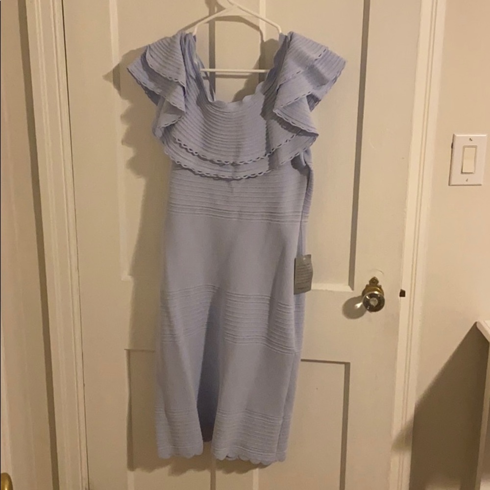 Eliza J off the shoulder dress